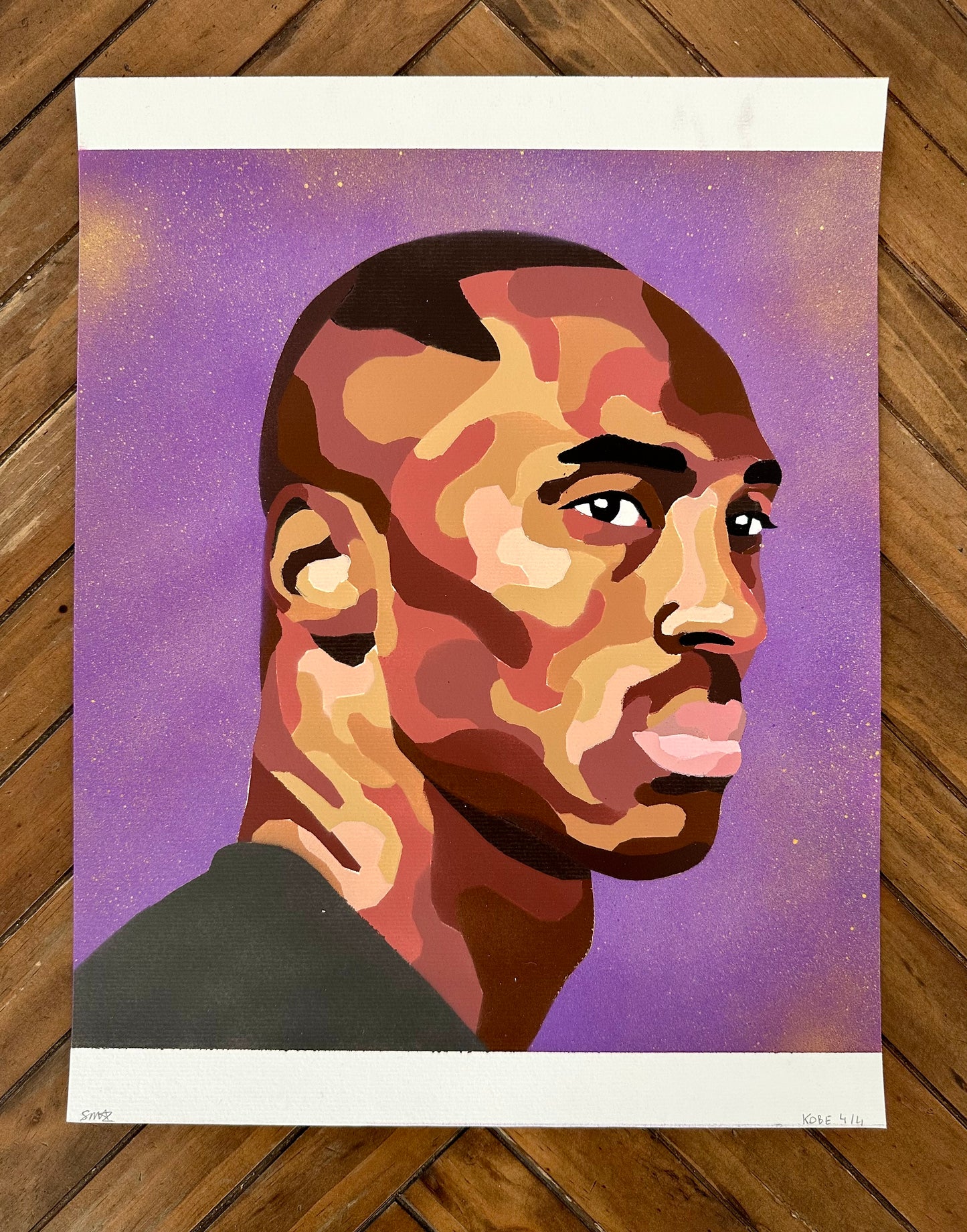 'Kobe' Stencil