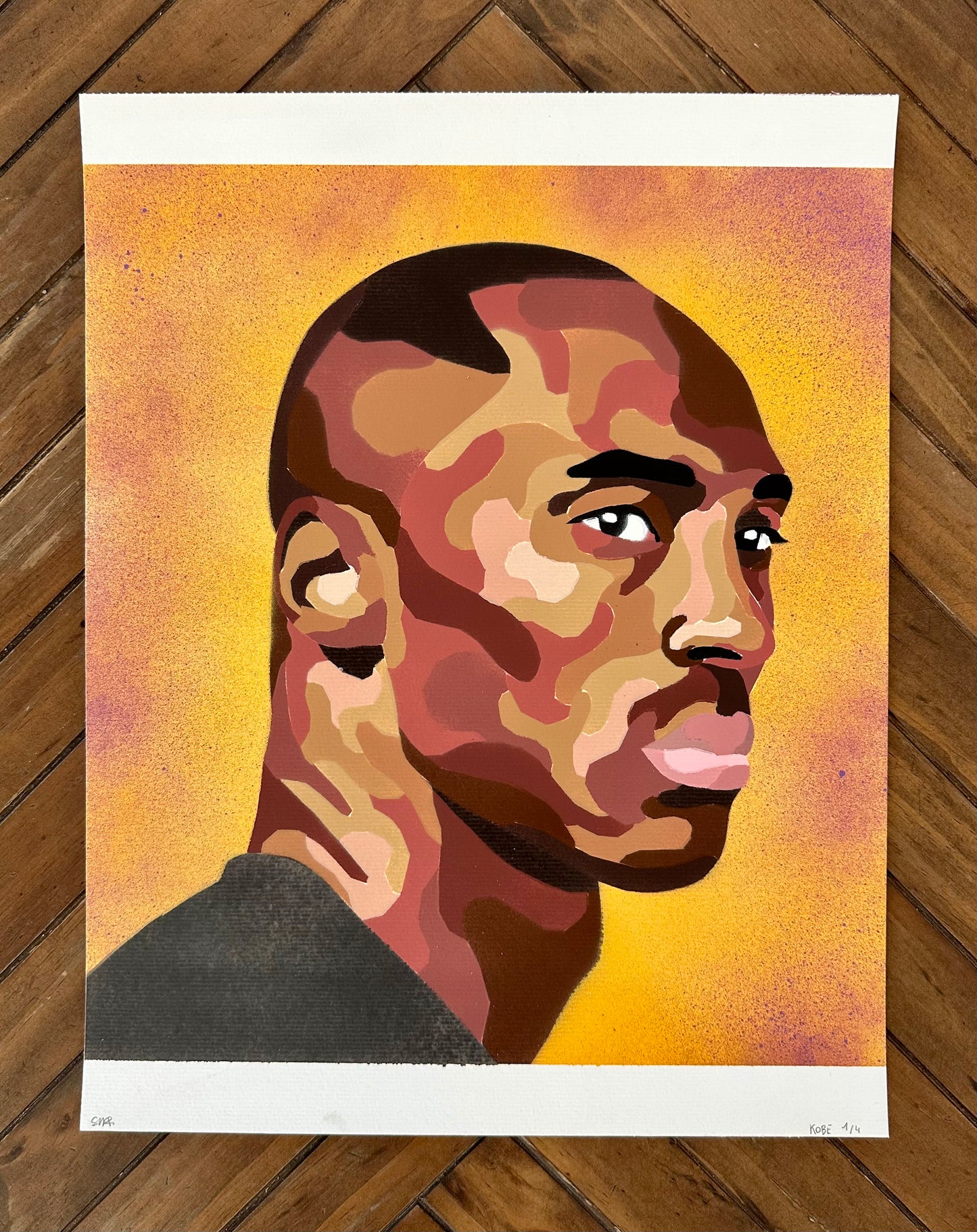 'Kobe' Stencil