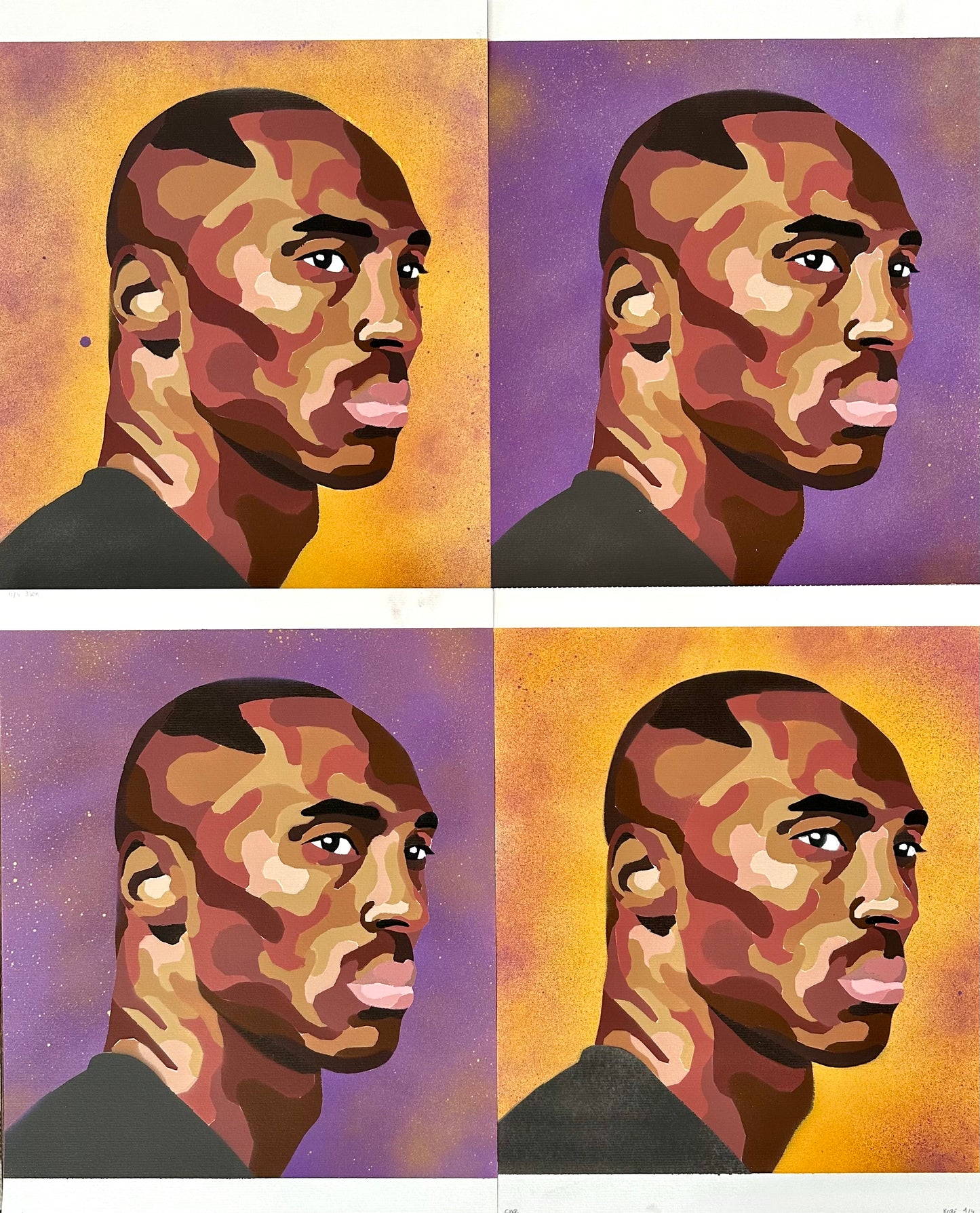 'Kobe' Stencil