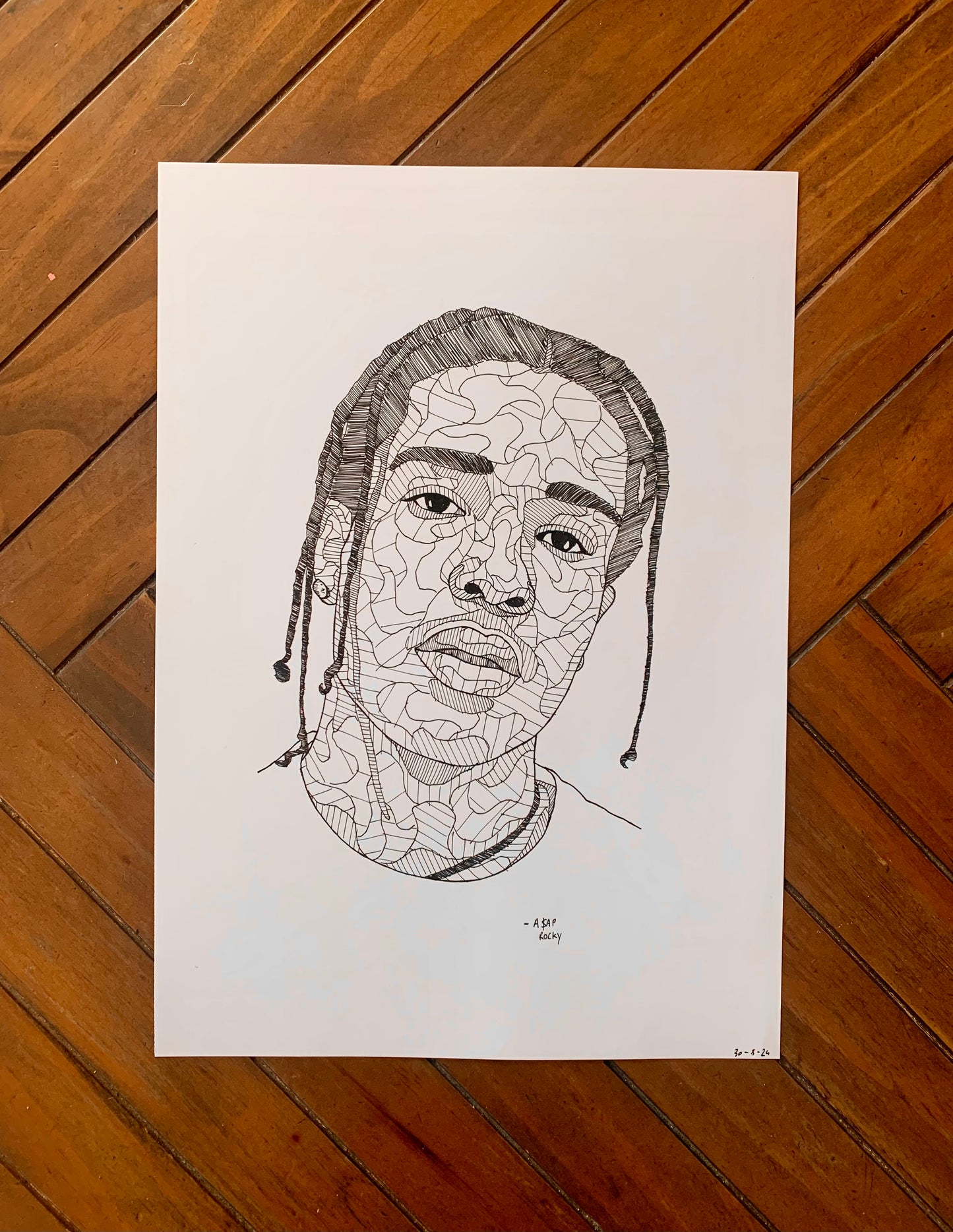 'A$ap Rocky' Drawing