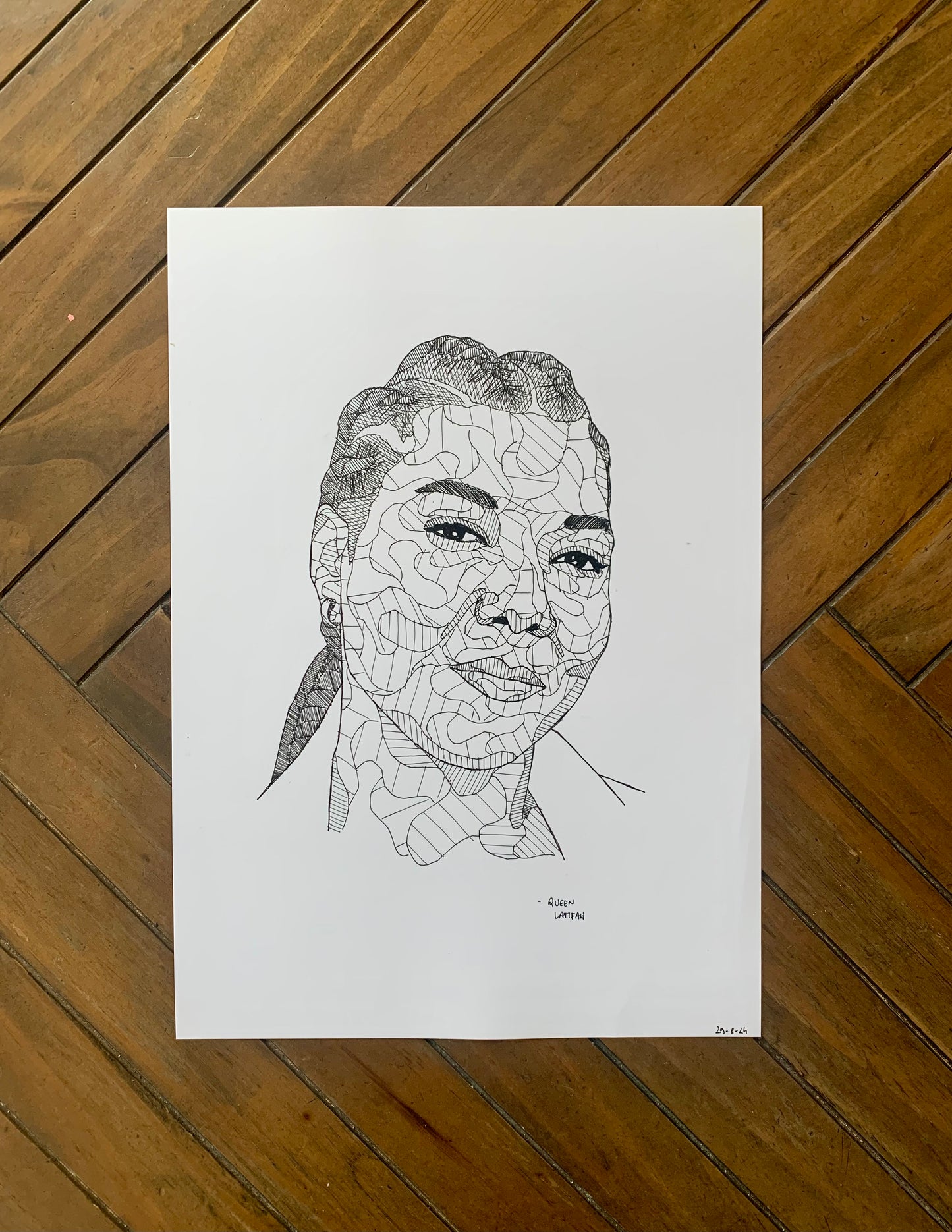 'Queen Latifah' Drawing