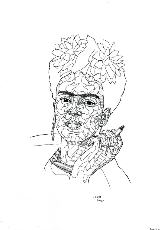 ‘Frida Kahlo' Drawing