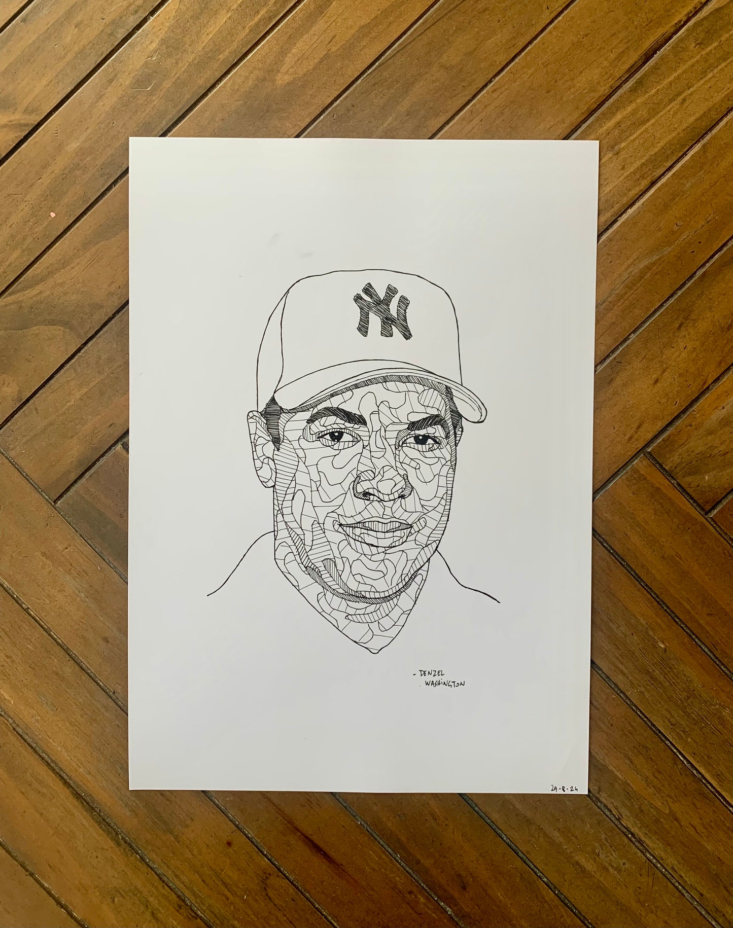 'Denzel Washington' Drawing