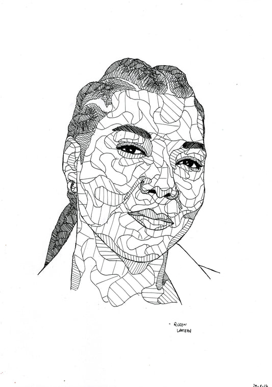 'Queen Latifah' Drawing