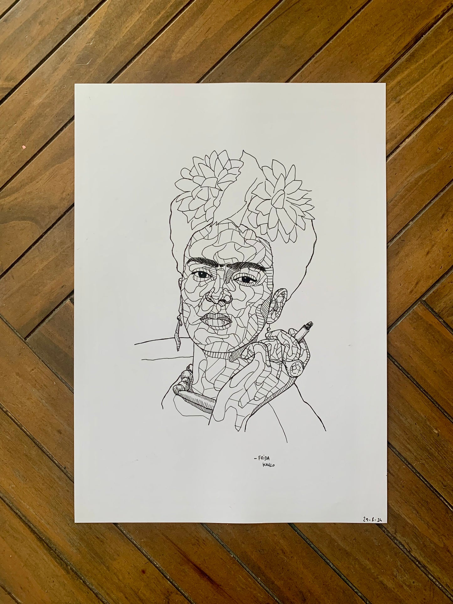 ‘Frida Kahlo' Drawing