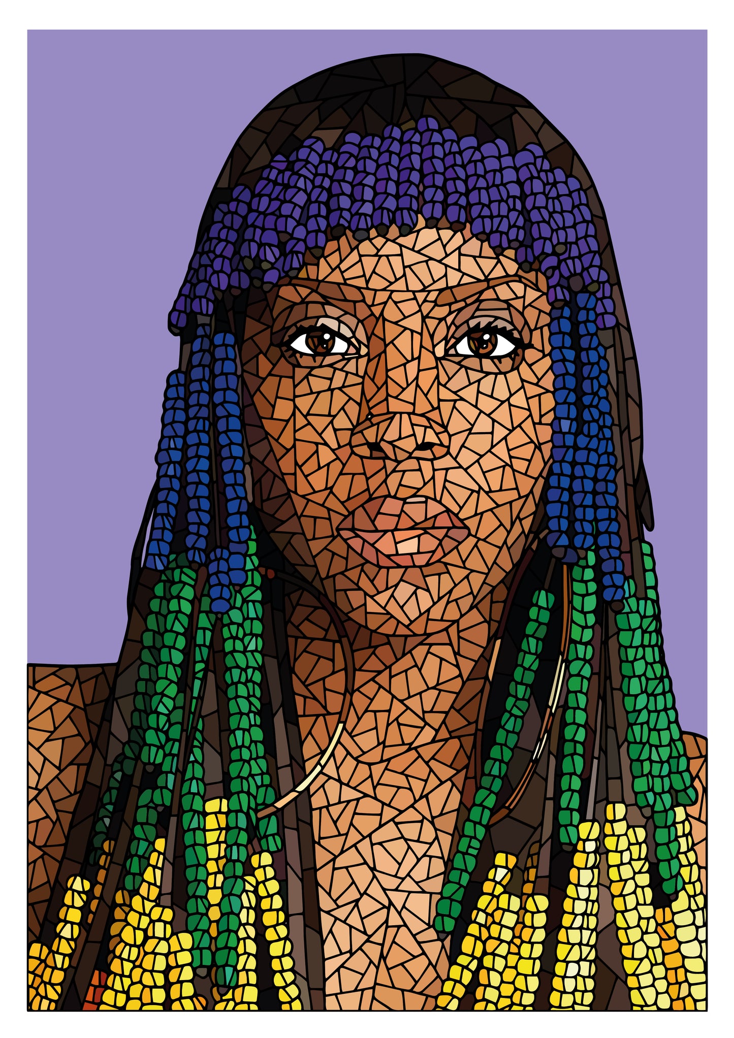 'Queen Badu'   Print